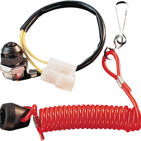 Polaris Coiled Tether Kill Switch Kit, Red, Genuine OEM Part 2874379, Qty 1