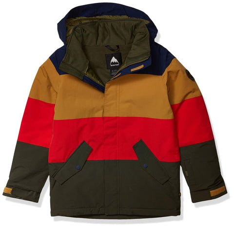 Burton Boys' Symbol Jacket, Dress Blue Multi, X-Large