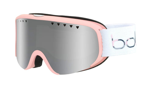 Bolle Scarlett Matte Pink & White Black Chrome, Matte White & Pink Ver, Small/Medium