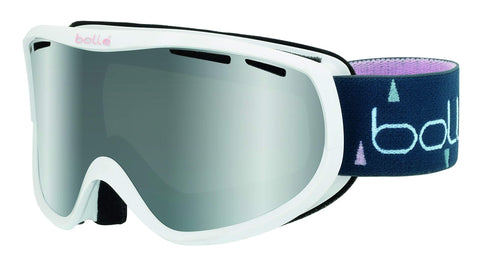 Bolle Sierra Shiny Black Chrome, White & Pink, Small/Medium