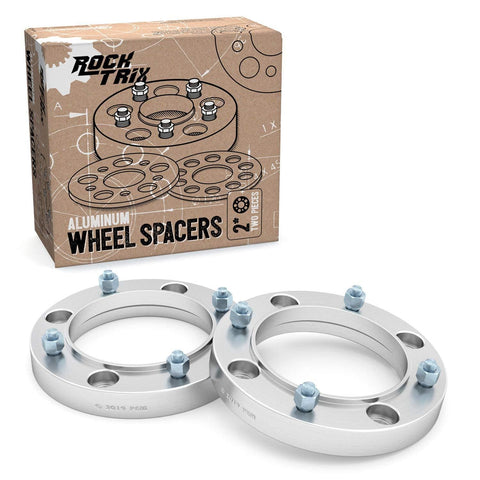 RockTrix - 1 inch ATV Wheel Spacers (4x156, 3/8x24 Studs, Cone Seat Nuts) Compatible with Various Polaris and Kawasaki (Read Listing for Year Model Info) UTV Silver V3 25mm 2pcs