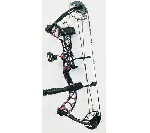 PSE RTS Uprising 27" 50lb Right Hand Muddy Girl Camo Compound Bow Package #1919UPRMG2750
