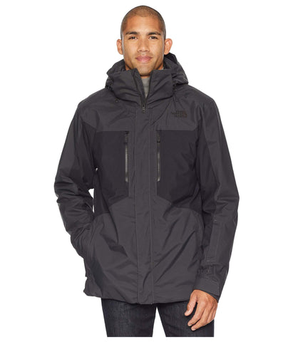 The North Face Men's Clement Triclimate Jacket - Asphalt Grey & TNF Black - L