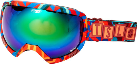 Spy Optic Platoon Spy/Tsl/Travis/Happy Green Spectra/Happy Lucid Silver One Size