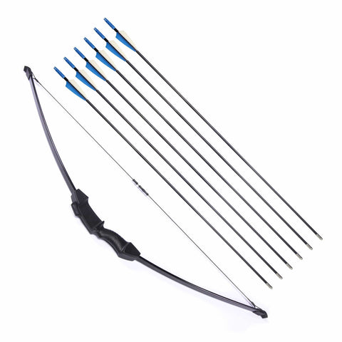 UMB 45" Archery Bow and Arrow Set Beginner Recurve Bow Outdoor Sports Game Hunting Toy Gift Bow Kit Set with 6 Arrows 18 Lb for Adults Youth Teens Girls Boys Kids