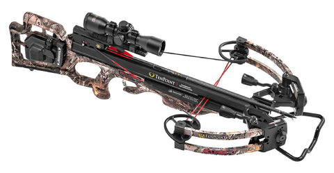 Tenpoint Eclipse RCX Crossbow Package with RangeMaster Pro Scope, ACUdraw 50, 6 Pro-Elite Carbon Arrows, 3-Arrow Instant Detach Quiver, and Ambidextrous Side Quiver Mount