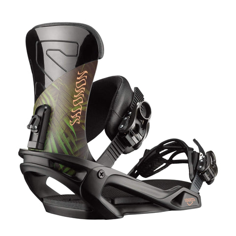 SALOMON Vendetta Snowboard Bindings Womens Sz M (8-10.5) Tropical