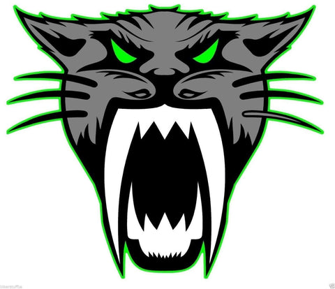 MFX Design Arctic Cat Head Sticker Decal Die Cut Car Phone Helmet Sticker Decal Laptop Sticker Decal Toolbox Sticker Decal Vinyl - Made in USA 3 in. x 3 in.