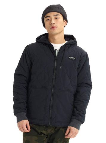 Burton Men's Mallet Hooded Jacket, True Black, Large