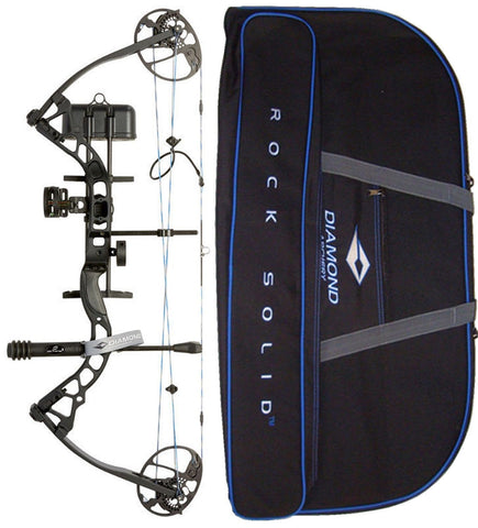 Diamond Archery by Bowtech Infinite Edge Pro RAK Package - Right Hand Model in Black Bundle with Case
