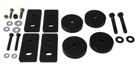 Ohio Diesel Parts Adjustable 1"-2" Front Driver Seat Spacer Lift Kit Compatible with Dodge Ram 1500 2500 3500 2007+ (Black)