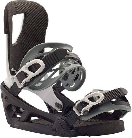 Burton Cartel EST Snowboard Bindings Mens Sz M (8-11) Black/White