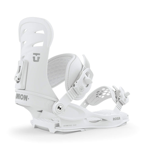 Union Rosa Snowboard Bindings Womens Sz M (7-8.5) White