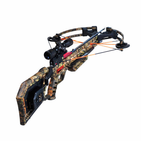 Wicked Ridge Invader X4 Crossbow Package with Multi-Line Scope, Quiver, Arrows, and ACUdraw (WR18005-5532)