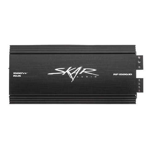 Skar Audio RP-1500.1D Monoblock Class D MOSFET Amplifier with Remote Subwoofer Level Control, 1500W