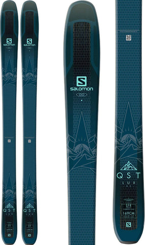 SALOMON QST Lux 92 Skis Dark Blue/Light Blue Womens Sz 161cm