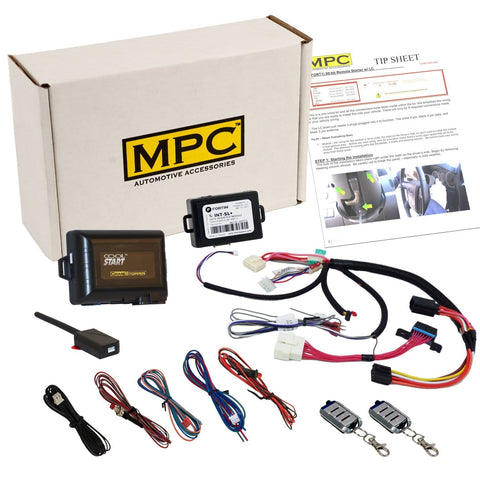 MPC Plug-n-Play Remote Start Keyless Entry Kit for Sierra & Silverado 2003-2007 Classic - Prewired T-Harness - Firmware Preloaded - Simple Installation
