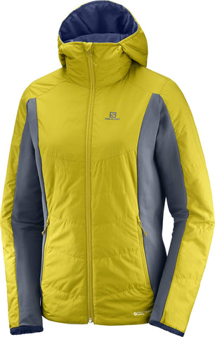 SALOMON Women's Drifter Mid Hoodie W, Golden PA, Medium