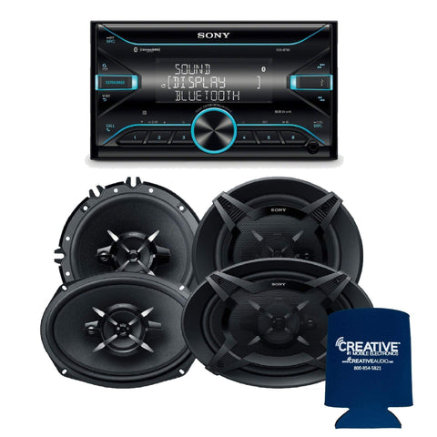 Sony DSX-B700 Bluetooth Media Receiver with XS-FB1630 6.5" Speakers, XS-FB6930 6x9 Speakers
