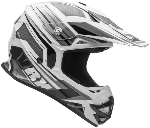 Vega Helmets VRX Advanced Off Road Motocross Dirt Bike Helmet (Black Venom Graphic, Large)