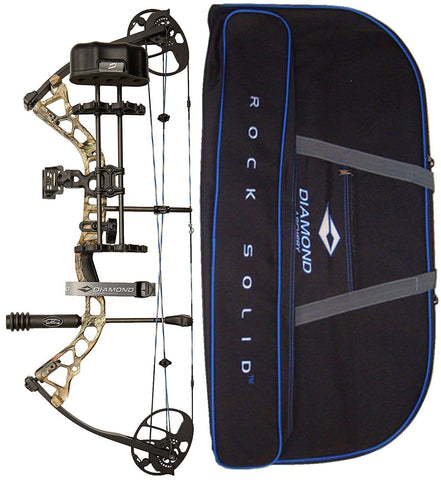 Diamond Archery by Bowtech Infinite Edge Pro RAK Package - Right Hand Model in Break-up Country Infinity Camo Bundle with Case