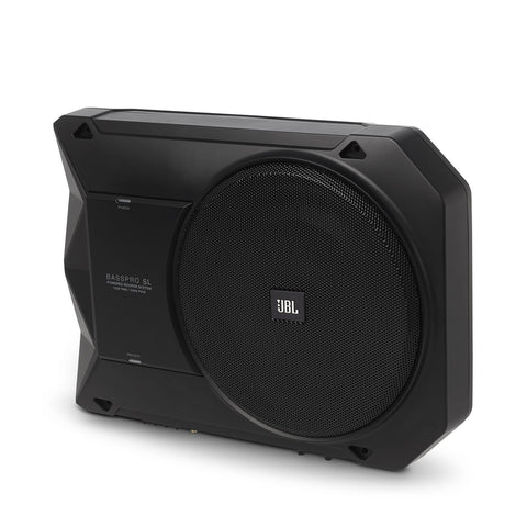 BassPro SL - JBL 8" 125W RMS Powered Under-Seat Compact Subwoofer Enclosure System