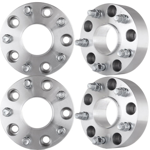 5X5.5 Wheel Spacers,ECCPP 5 lug Wheel Spacers 2" 5x5.5 to 5x5.5 9/16 Studs Fits for Ram 1500 Durango Dakota Mitsubishi Raider Chrysler Aspen(4X)