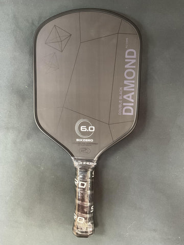 Six Zero Double Black Diamond Control 16 mm Pickleball Paddle