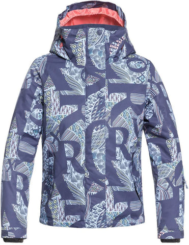 ROXY Little Jetty Girl Snow Jacket, Crown Blue_FREESPACE, 12/L