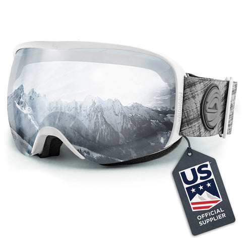 Wildhorn Cristo Ski Goggles - US Ski Team Official Supplier - Snow Goggles for Men, Women & Youth