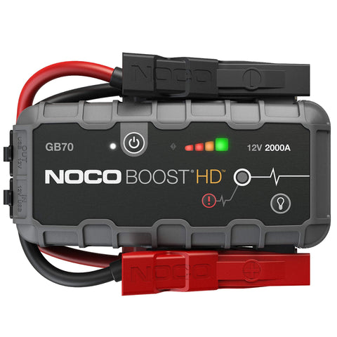 NOCO Boost HD GB70 2000 Amp 12-Volt UltraSafe 12-Volt UltraSafe Lithium Jump Starter For Up To 8-Liter Gasoline And 6-Liter Diesel Engines