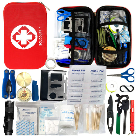 Emergency Trauma Tactical Kit - First Aid SurvivalKit - First Medical Portable Kit for Military Car Boat Home Office Hiking Camping Hunting Travel Adventures Earthquake - Survival Gear Kit Medical