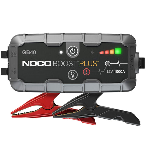 NOCO Boost Plus GB40 1000 Amp 12-Volt UltraSafe 12-Volt UltraSafe Lithium Jump Starter For Up To 6-Liter Gasoline And 3-Liter Diesel Engines - Ultra Pickleball