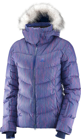 SALOMON Women's Icetown Jacket, Medieval Blue, Medium