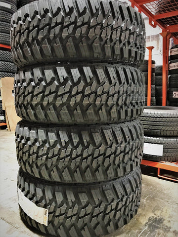 Set of 4 (FOUR) Kanati Mud Hog M/T Mud-Terrain Radial Tires-LT275/65R18 123/120Q LRE 10-Ply