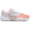 K-Swiss Women's Bigshot Light 4 Tennis Shoe, Peach Amber/White/Asphalt, 8 M