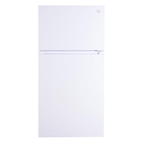 Kenmore 33 in. 20.4 cu. ft Capacity Refrigerator/Freezer with Full-Width Adjustable Glass Shelving, Humidity Control Crispers, Ice Maker, ENERGY STAR Certified, White