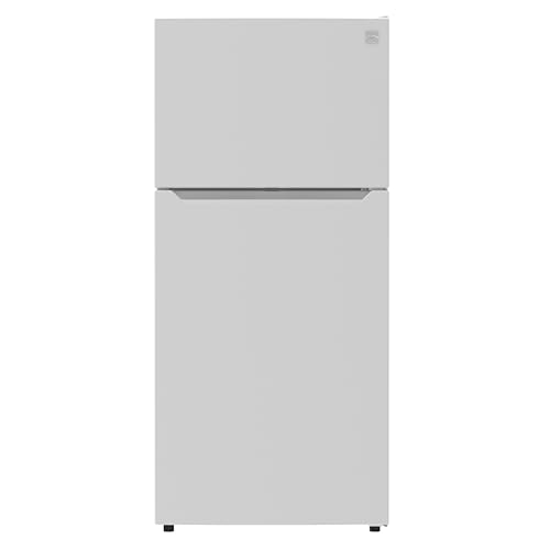 Kenmore 30" Top Mount Refrigerator with Freezer - Adjustable Shelving, Humidity-Controlled Crispers, LED Lighting, ENERGY STAR Certified, Garage Ready, 18.1 cu. ft. Capacity - White