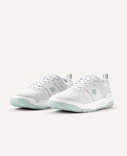 WILSON Pickle Pro Women's Pickleball Shoe - White/Surf Spray, Size 10.5 US