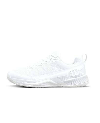 WILSON Rush Pro 4.5 Men's Tennis Shoe, White/Black, Size 11