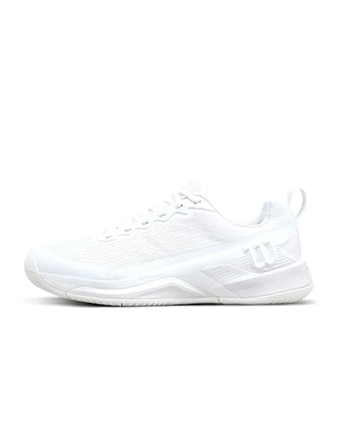 WILSON Rush Pro 4.5 Men's Tennis Shoe, White/Black, Size 11