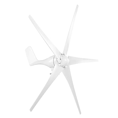 Hyuduo 1600W 5Blade Small Wind Turbine Generator for Industrial and Commercial Renewable Energy Generation Systems, 12V OffGrid Power Solution