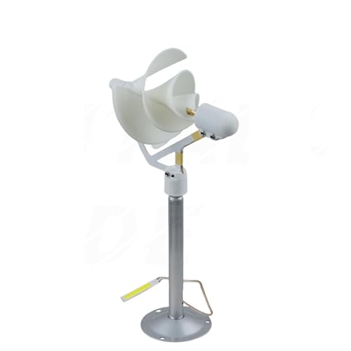 10W Micro Spiral Wind Turbine Generator Archimedes Rose Breeze Start Model For Home & Small Farm Silent Permanent Magnet Spiral Design(12v-1pc)