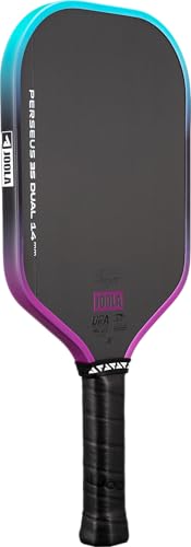 JOOLA Ben Johns Perseus 3S Dual 14mm Pickleball Paddle - w/Patent-Pending Propulsion Core & Charged Carbon Surface Technology for Increased Spin and Power - NFC Chip Enabled. USAPA and UPA-A Approved