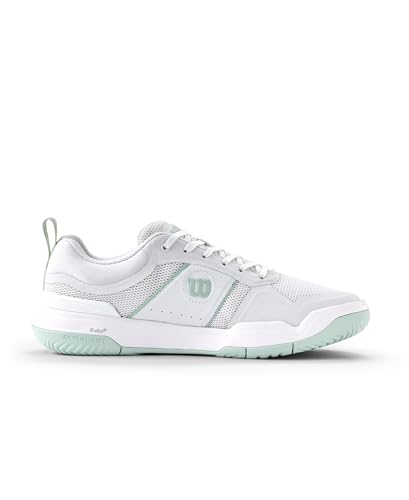 WILSON Pickle Pro Women's Pickleball Shoe - White/Surf Spray, Size 7.5 US