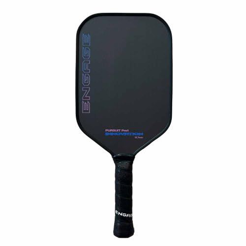 Engage Pursuit Pro1 Innovation Pickleball Paddle, Raw Carbon Fiber, 12.7mm, 7.8-8.2oz, USAPA-Approved, (Jessie Irvine Edition, 12.7mm Core)