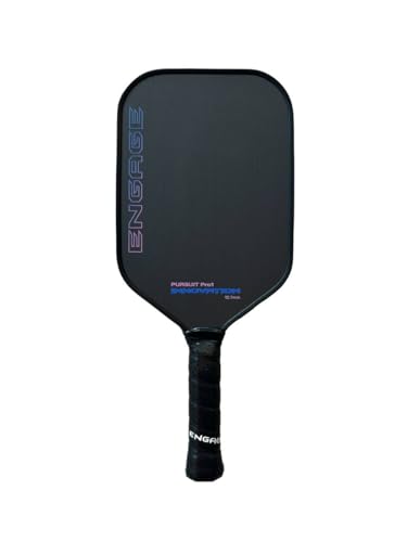 Engage Pursuit Pro1 Innovation Pickleball Paddle, Raw Carbon Fiber, 12.7mm, 7.8-8.2oz, USAPA-Approved, (Jessie Irvine Edition, 12.7mm Core)