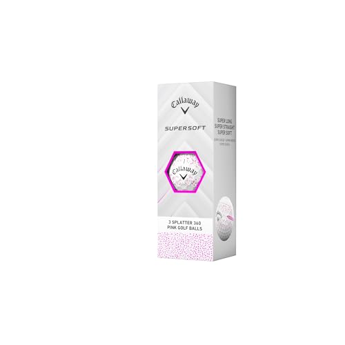 Callaway Golf Supersoft Golf Balls (2025, Pink Splatter)