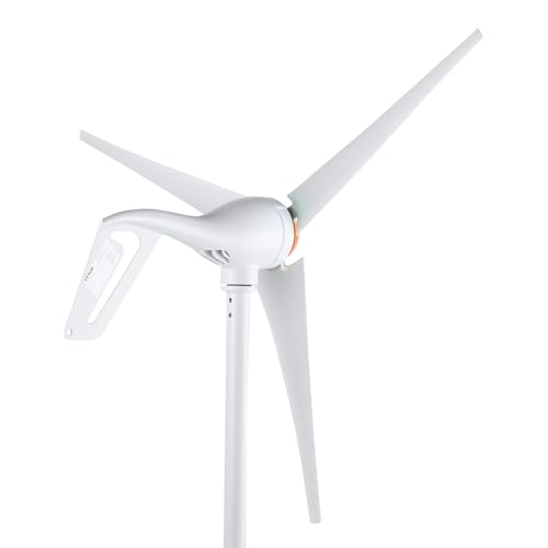 VEVOR 12V-500W Wind Turbine Generator Kit with Anemometer, 3-Blade Wind Power Generator, MPPT Controller & Adjustable Windward Direction, Suitable for Home, RVs, Boats, Farm