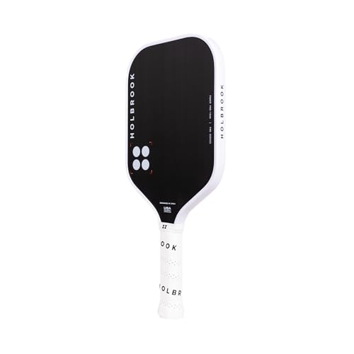 Holbrook Power Pro Elite Pickleball Paddle: USAPA Approved, Carbon Fiber Surface, Power, Control, Spin, Edgecraft Foam Polypropylene Honeycomb Core - 16mm
